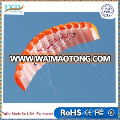 1.4m High Quality Power Dual Line Flame Stunt Parafoil Parachute Soft Kite Sports Beach Kite With Handle 30m Line Flying Tools