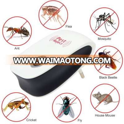 Ultrasonic Pest Repeller Best Professional Indoor Pest Control Electronic Plug In Repellent for Mice Spiders Roaches