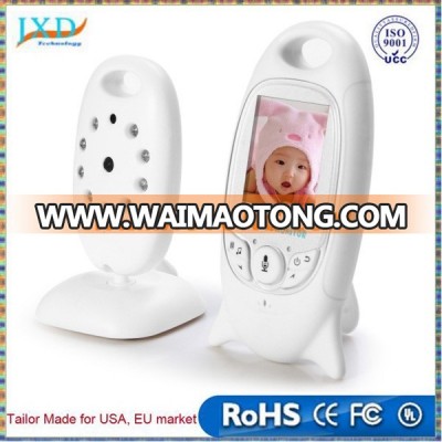 Infant 2.4 GHz Wireles Baby Night Vision Music Temperature Display Audio Radio Babysitter Digital Video Monitor Nanny